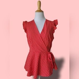 Monteau Los Angeles, Red Polka Dot L